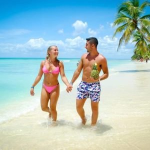 Santo Domingo : Catamaran vers l'île de Saona avec déjeuner