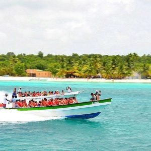 Visite touristique de Saona premium mano Juan canto de la playa